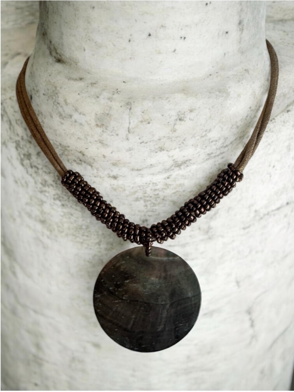 Lia Sophia "Harvest Moon" Pendant Necklace